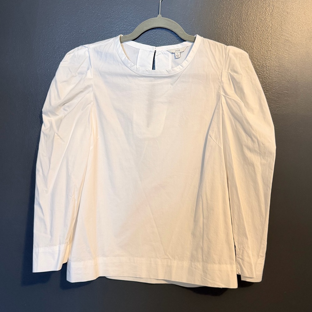 Joie White Long Sleeve Top